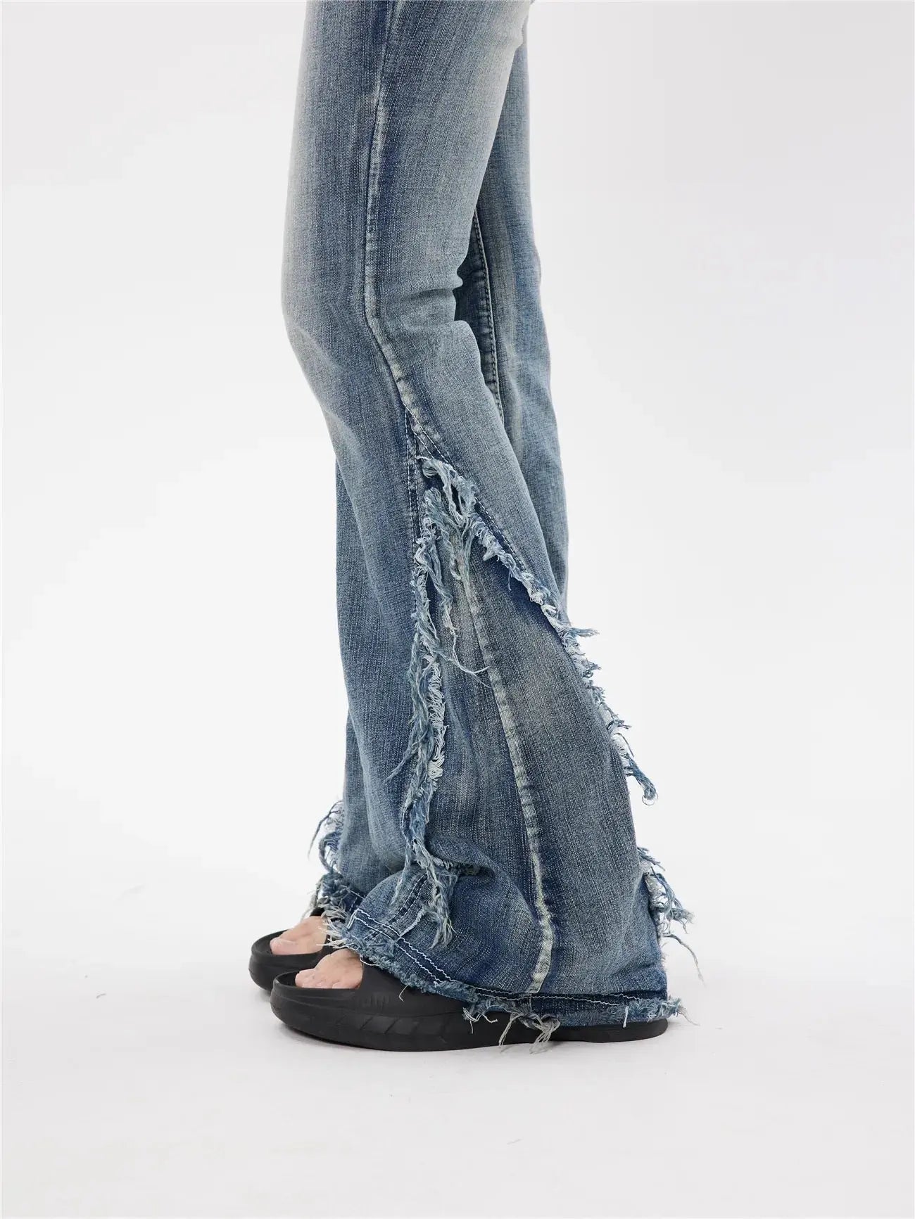 'Glamour Flare' Retro Flare Flimming Jeans