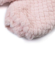 'Pink Crush' Big Rabbit Ears Plush Cotton Coat