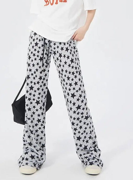 '90s Star' Y2k Kawaii High Waisted Pants