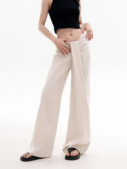 'ASAP' Streetstyle Low Waist Minimalism Pants