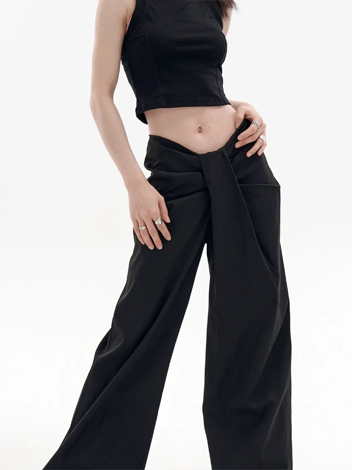 'ASAP' Streetstyle Low Waist Minimalism Pants