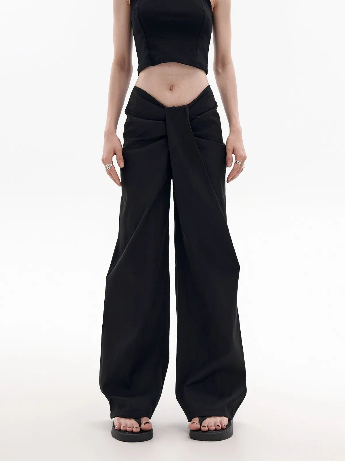 'ASAP' Streetstyle Low Waist Minimalism Pants