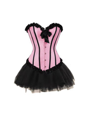 'American Sweetheart' Pink Corset Ballet Core Dress Set