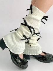 'Angelike' Coquette Ribbon Legwarmers