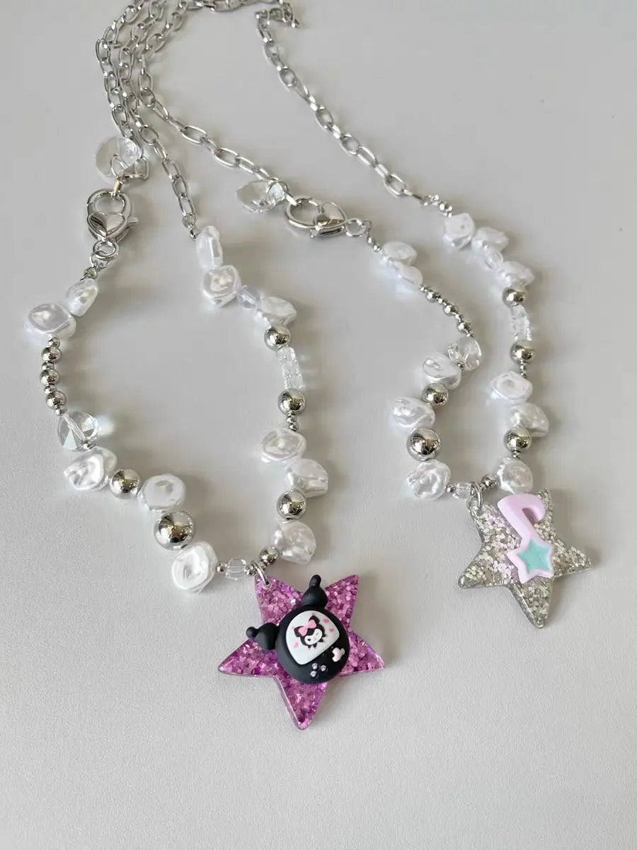 'Anime Star' Kawaii Kuromii Beads Necklace