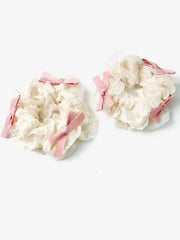 'Bakery Shop'Coqutte Ribbon Chiffon Ruffles Scrunchies Hairtie