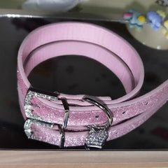 'Pink Slave' Bling Sequins Pink Choker