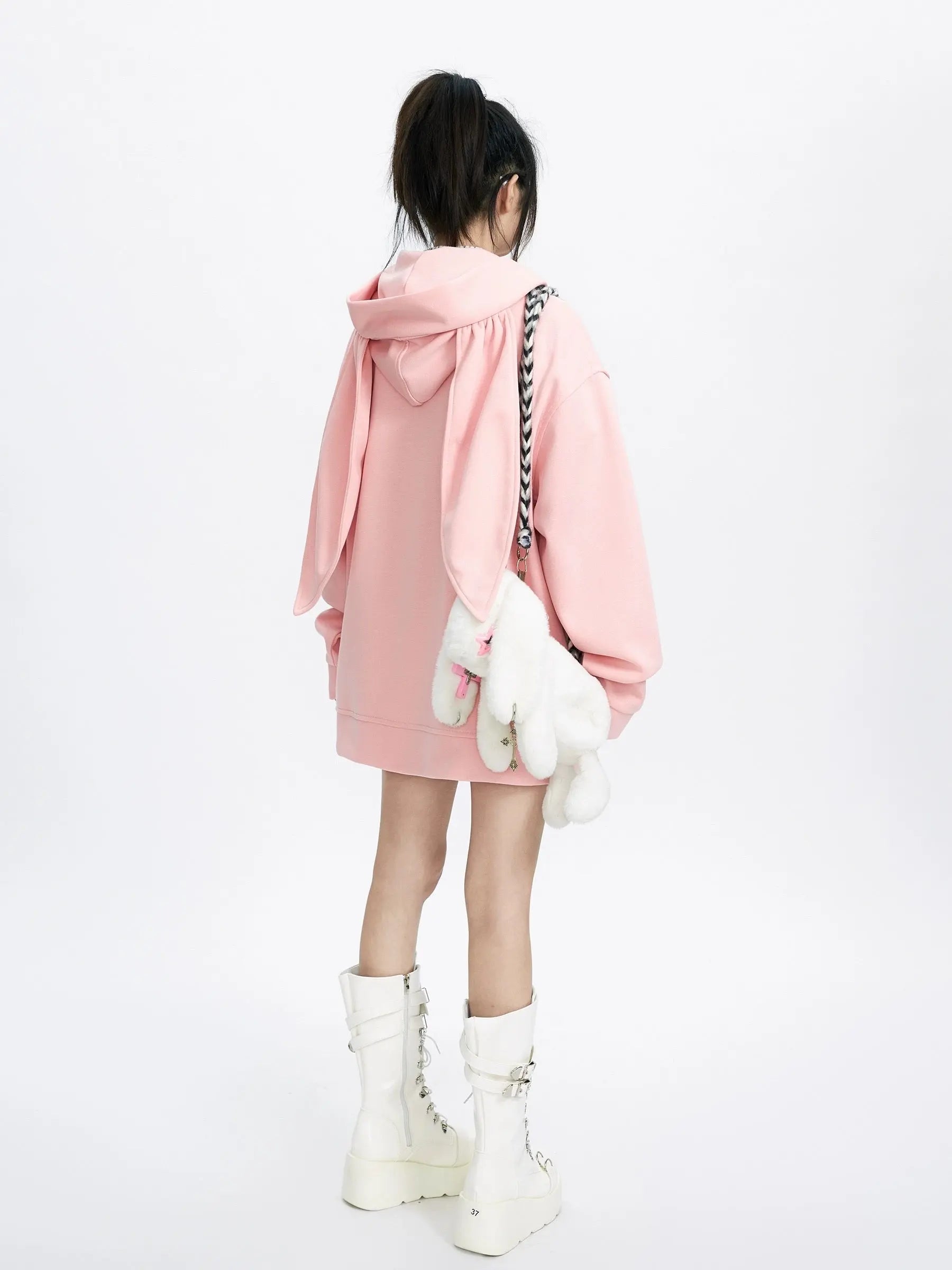 'Big Ears' Street Fashion Hooded Bunny Ears Sweatshirt