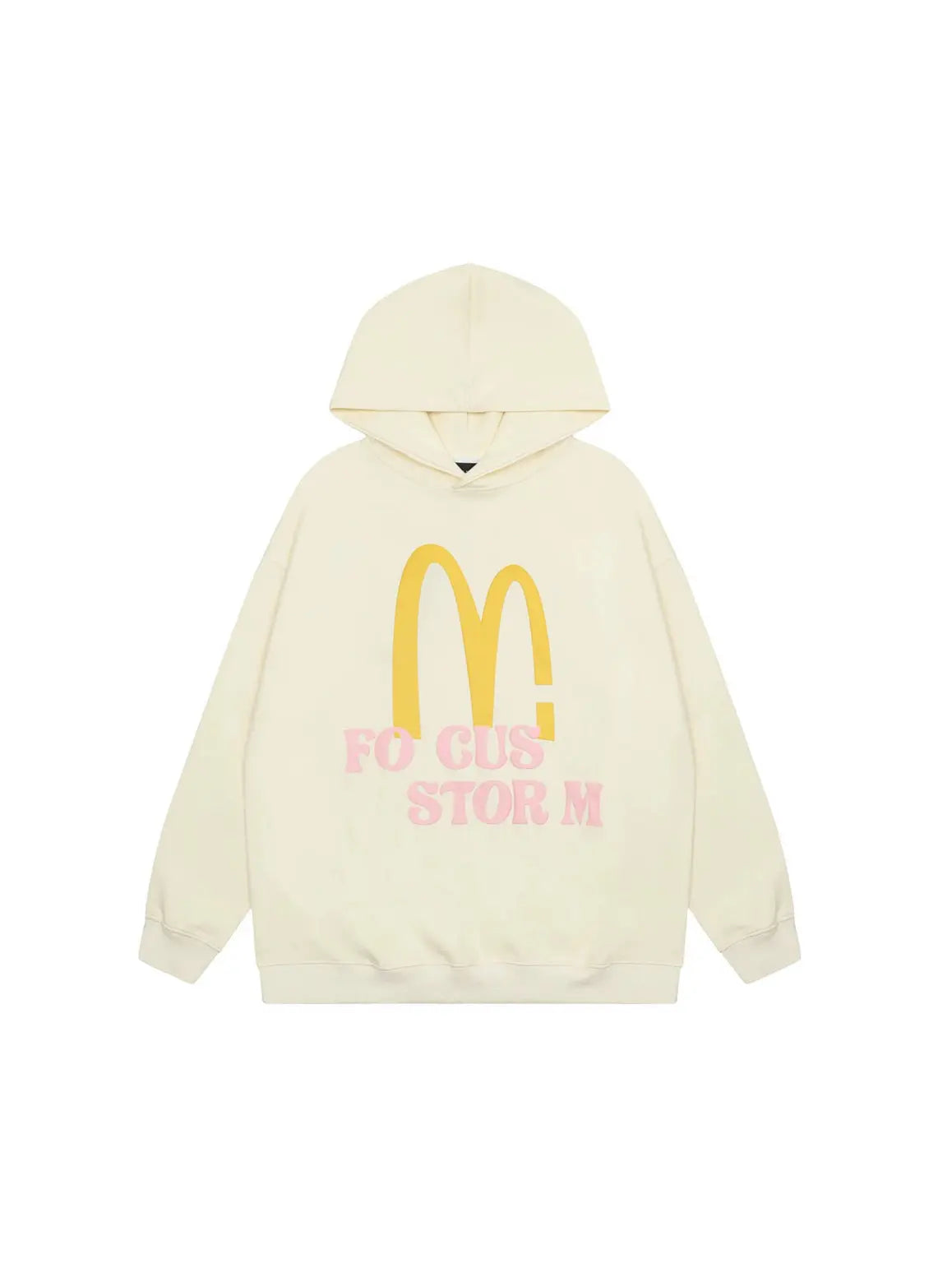 'Big Mac' Kawaii Streetstyle Fleeced Oversized Hoodie