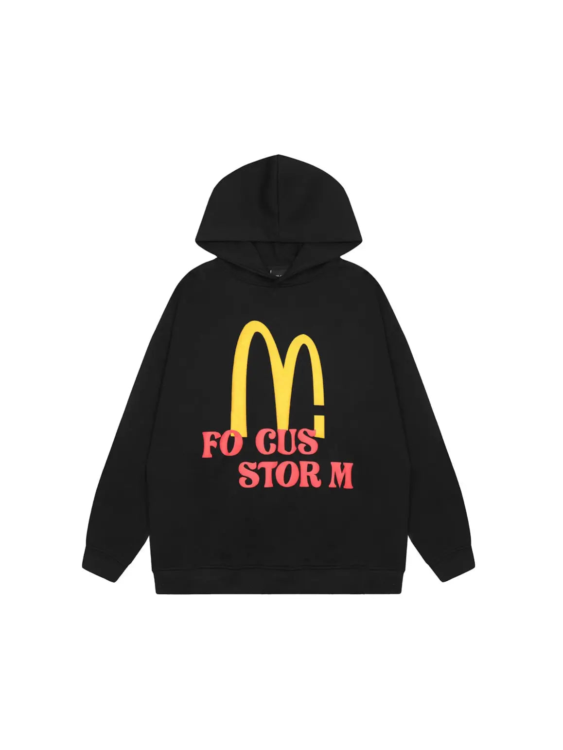 'Big Mac' Kawaii Streetstyle Fleeced Oversized Hoodie