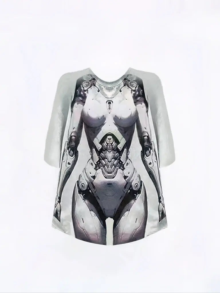 'Bikini Body' Future AI Body Prints Oversized T Shirts