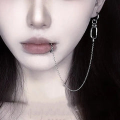 'Bite' Non-piercing Lip Ring Earring