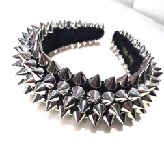 'Bless Her' Rivet Rock Crown Headband