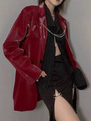 'Blood Bank' Dark Goth Oversized Suit