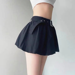 'Bloom' Dark Buckle Bubble Skirts