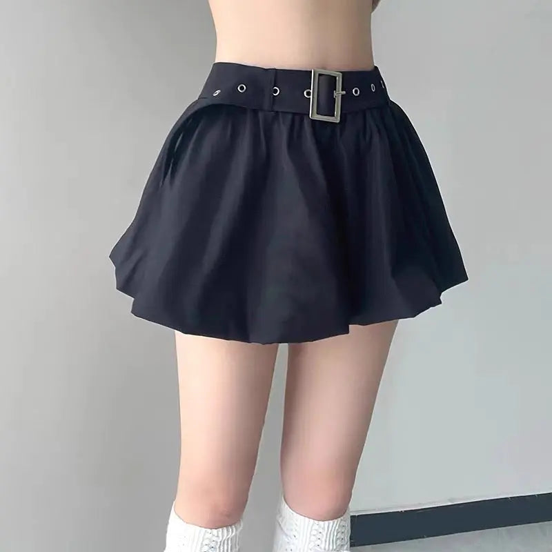 'Bloom' Dark Buckle Bubble Skirts