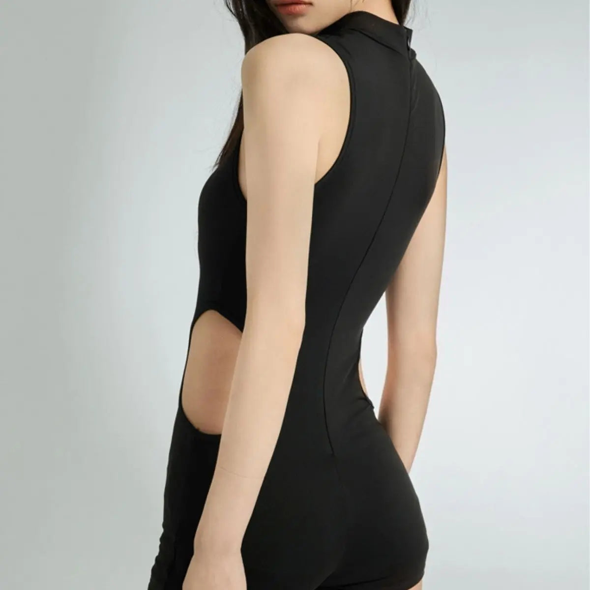 'Bobthing' Futuristic Cut Out One-Piece Shorts