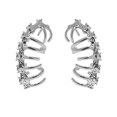 'Bones' Non-piercing Dark Goth Ear Cuffs