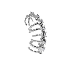 'Bones' Non-piercing Dark Goth Ear Cuffs