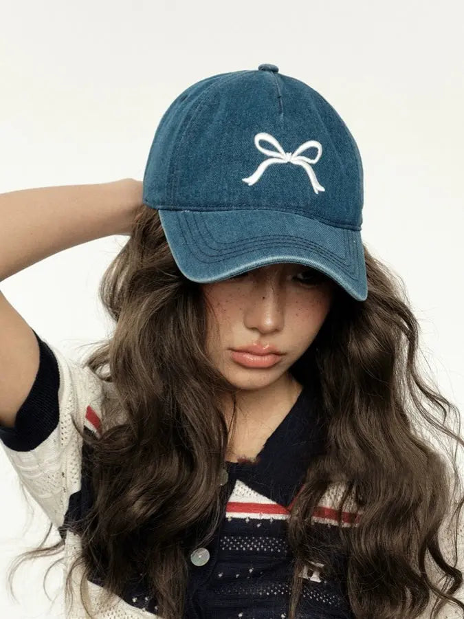 'Bubble' Streetstyle Coquette Ribbon Baseball Cap