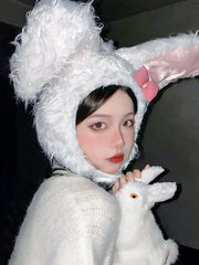 'Bunny girl' Y2k Fluffy Kawaii Rabbit Hat