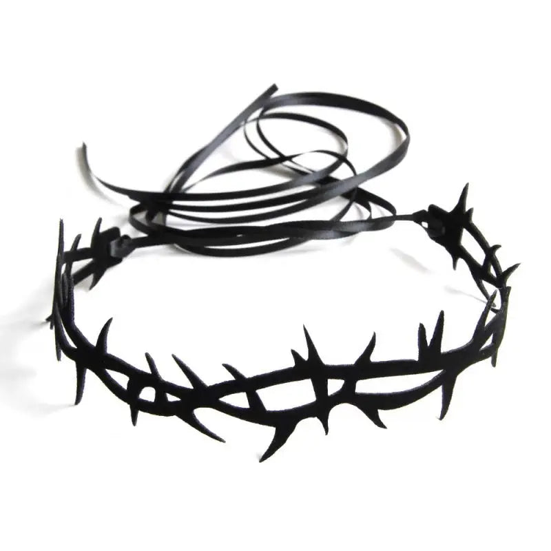 'Burned Thorns' Dark Goth Choker