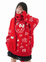 'Candy Bomb' Kawaii Christmas Patterns Outfit Sweater