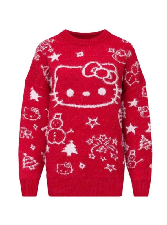 'Candy Bomb' Kawaii Christmas Patterns Outfit Sweater