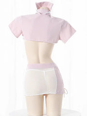 'Caring Babe' Nurse Lace Up Bikini Costume