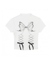 'Catching Butterfly' Coquette Ribbon Butterfly Shirts