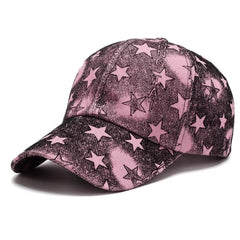 'Citipop' Pastel Star Shape Grunge Y2k Cap