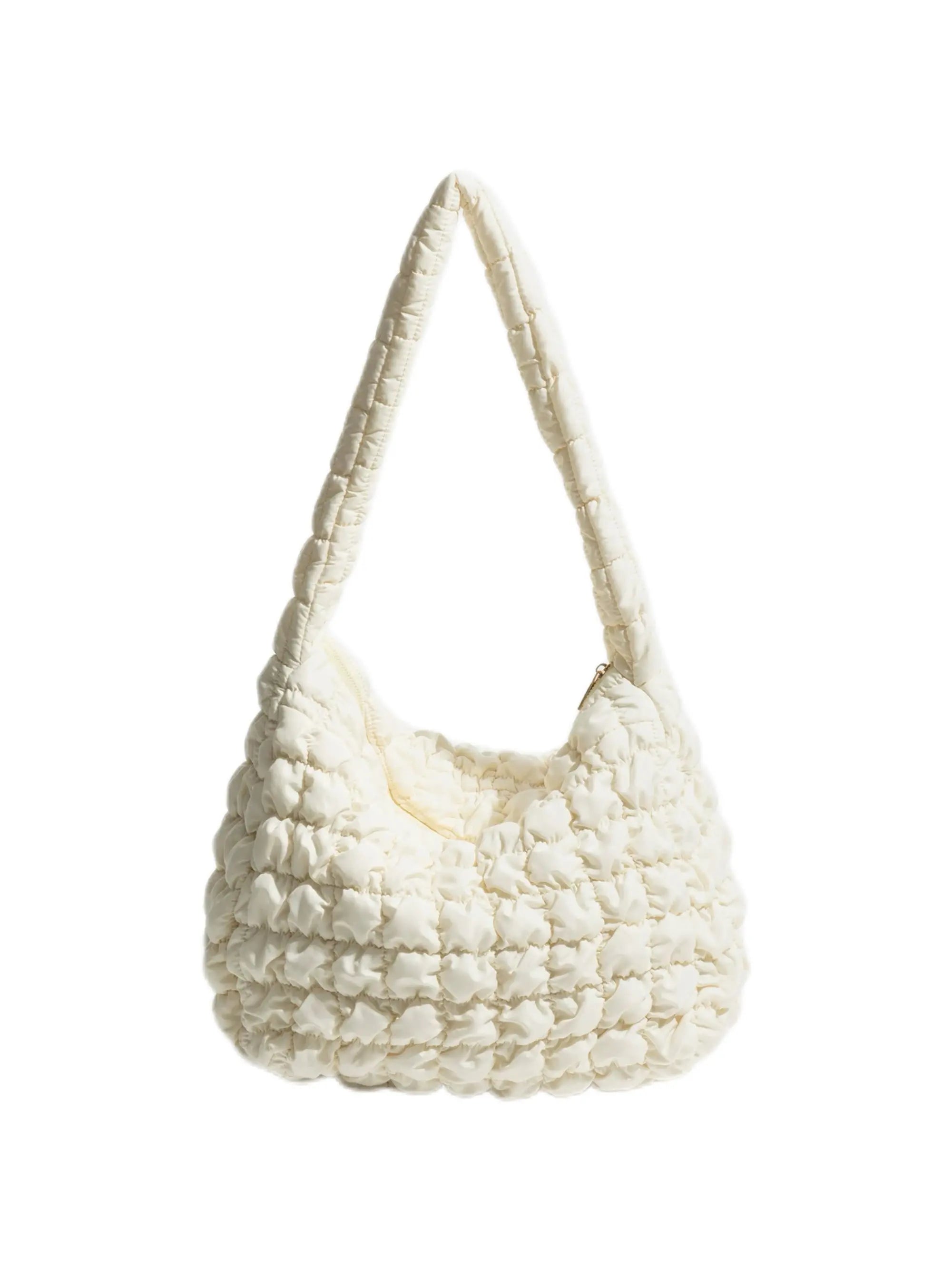 'Cloudy' Soft Color Cute Ruffle Underarm Bag