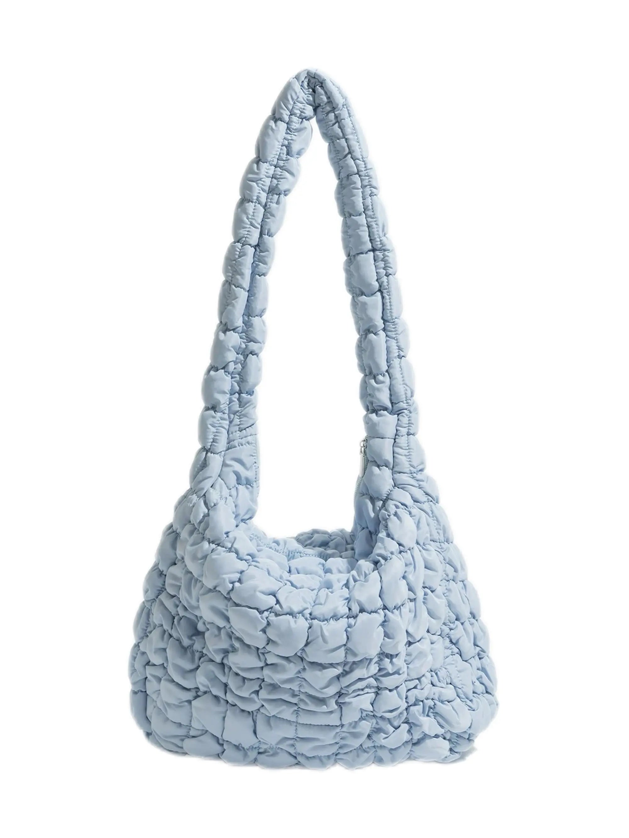 'Cloudy' Soft Color Cute Ruffle Underarm Bag