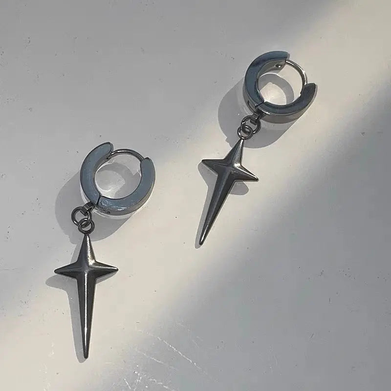 'Cold Water' Polaris Star Earrings