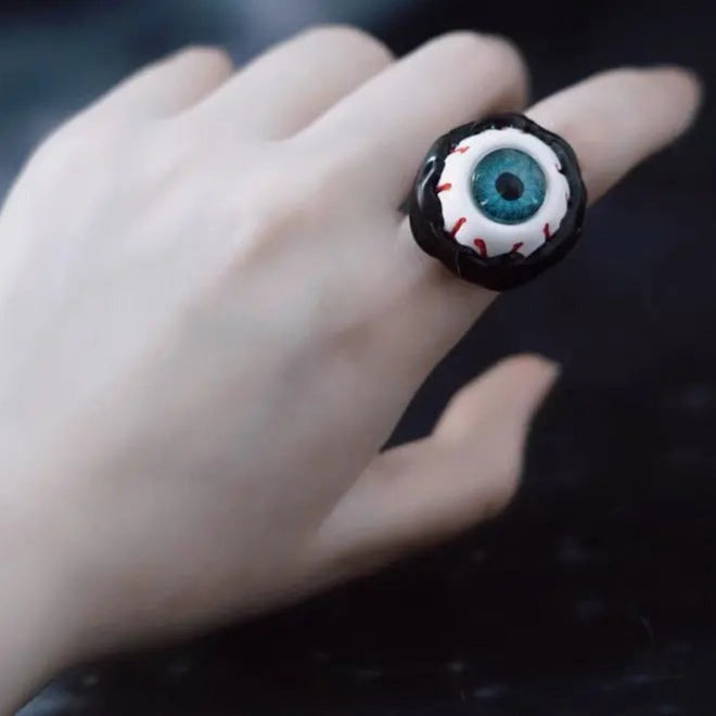 'Collector' Eyeball Rings