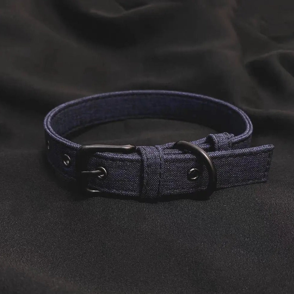 'Comeback' Buckle Linen Choker