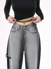 'Confession' Grunge Oversized Graduant Pants