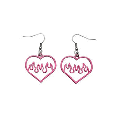 'Crazy in love' Neon Heart Earrings