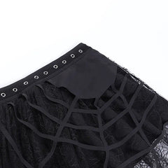 'Dark Nest' Spider Ripped Grunge Skirts