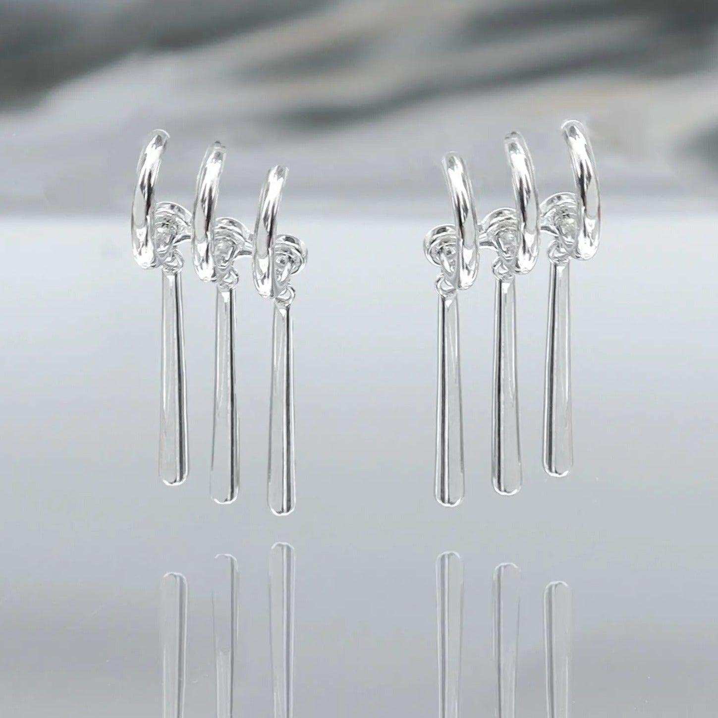 'Decaf' Punk Future Dripping  Earrings