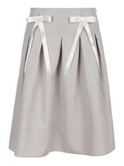 'Deja Vu' Y2k Detachable Bow-Tie Pleated Skirt