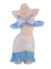 'Dream Mermaid' Lace Reflective  Costume Lingerie