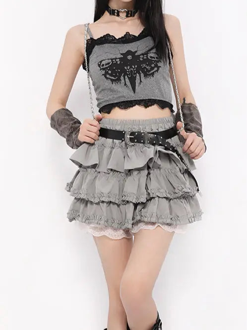 'Evolution' Dark Bees Cami Top Tu Tu Skirt Set