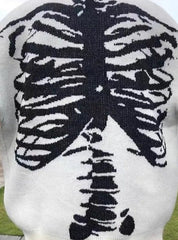 'Fake body' Oversized Unisex Dark Skeleton Sweater