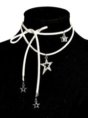 'Mood' Five-Pointed Star Pendant Choker