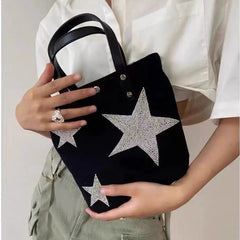 'Flashlights' Star Sequins Cross Body Bags