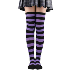 'Funfair' Y2k Harajuku Striped Pastel Tights