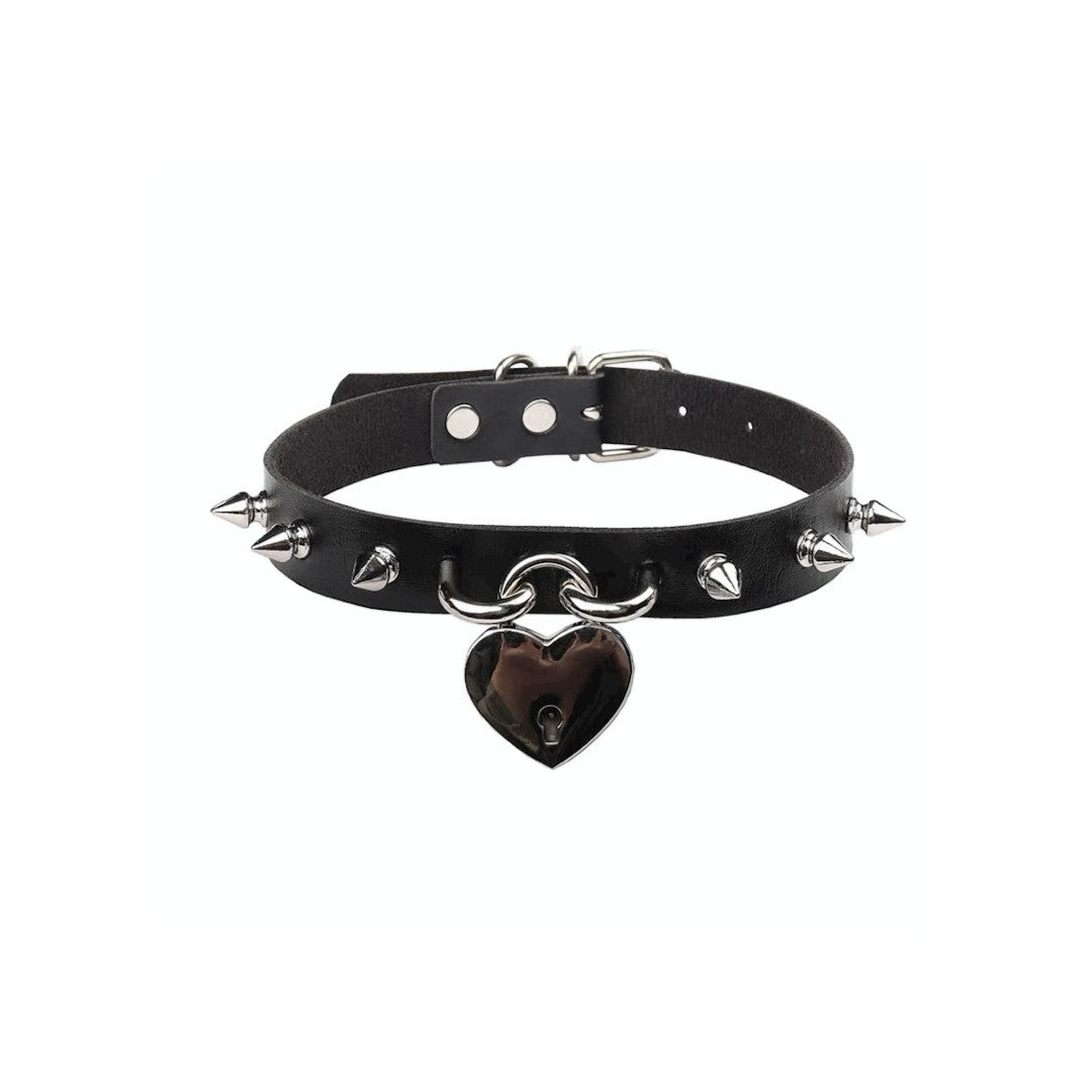 'Gatekeeper' Door & Key Heart Choker