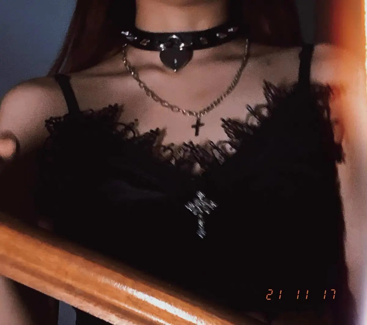 'Gatekeeper' Door & Key Heart Choker