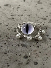 'Glimpse' Alt Eye Ball Beads Rings